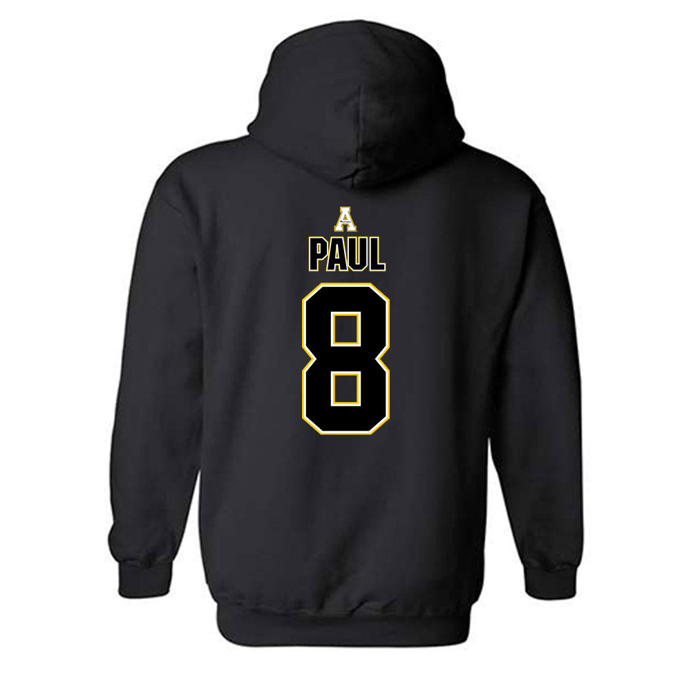 App State - NCAA Football : Kabran Paul - Replica Shersey Hooded Sweatshirt-1