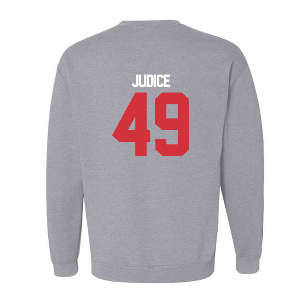 LA Tech - NCAA Baseball : Ethan Judice - Replica Shersey Crewneck Sweatshirt-1