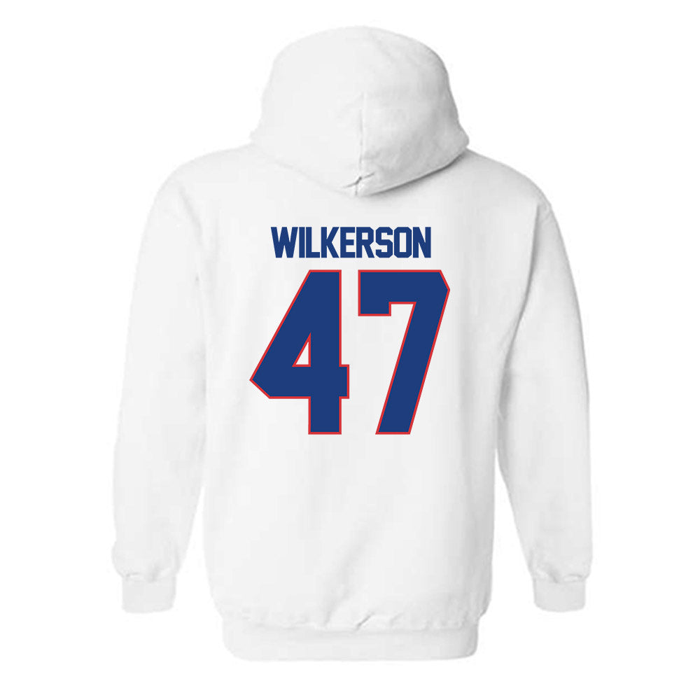LA Tech - NCAA Football : Jay Wilkerson - Generic Shersey Hooded Sweatshirt-1