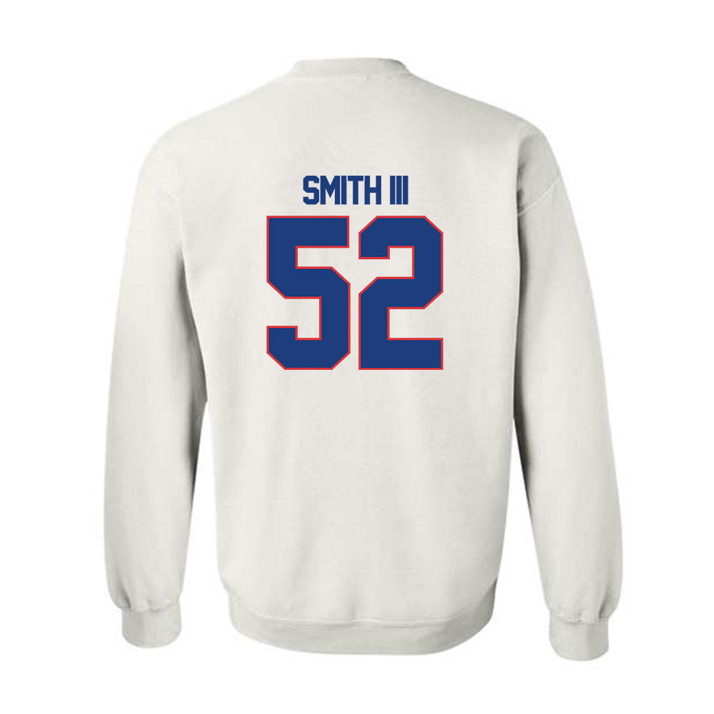 LA Tech - NCAA Football : Troy Smith III - Generic Shersey Crewneck Sweatshirt-1
