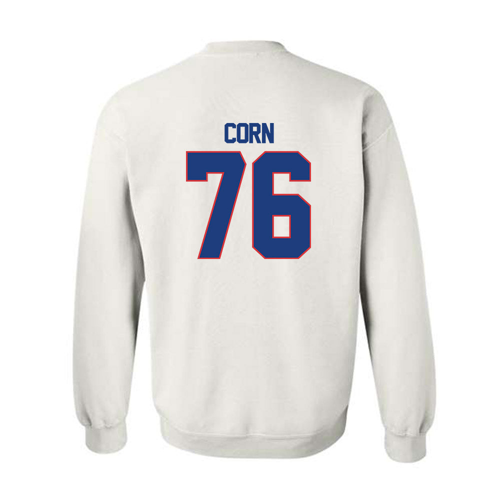 LA Tech - NCAA Football : Cyler Corn - Generic Shersey Crewneck Sweatshirt-1