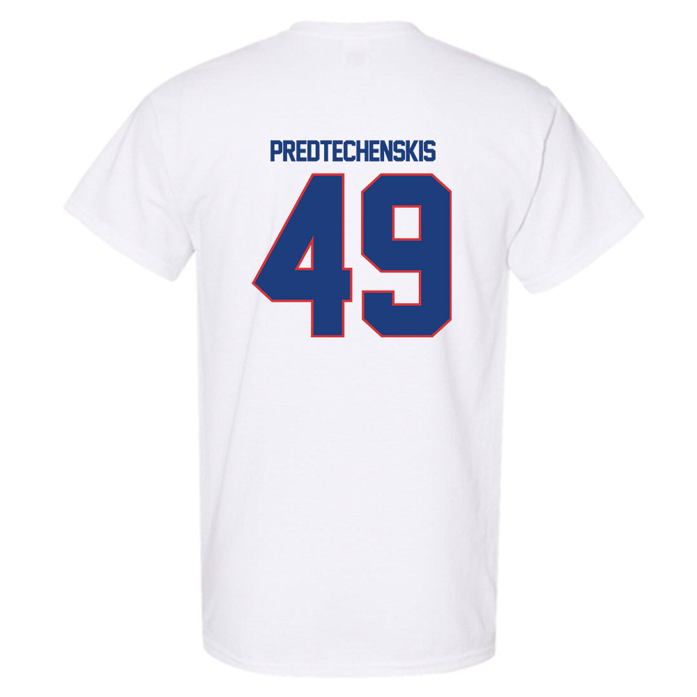 LA Tech - NCAA Football : James Predtechenskis - Generic Shersey T-Shirt-1