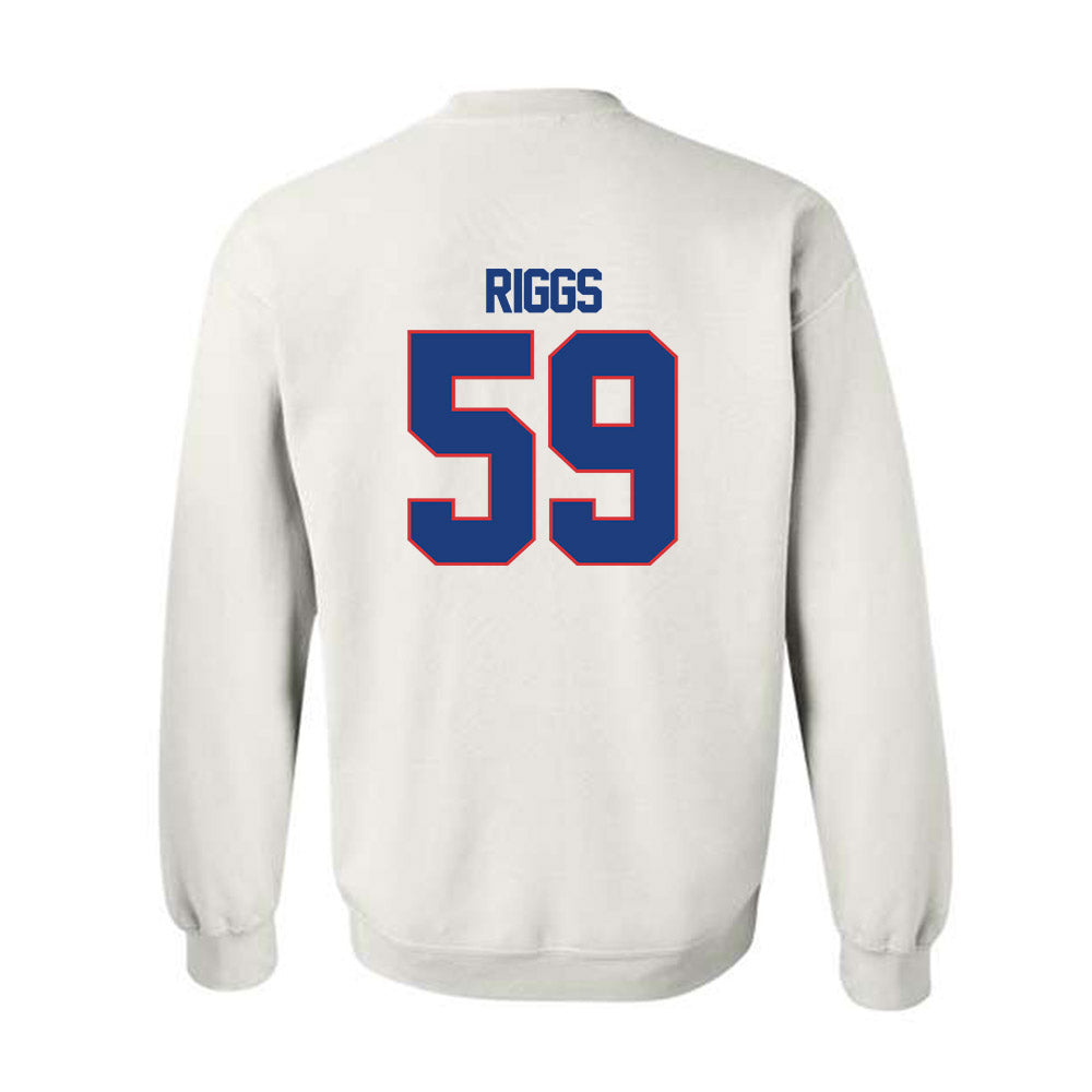 LA Tech - NCAA Football : Jake Riggs - Generic Shersey Crewneck Sweatshirt-1