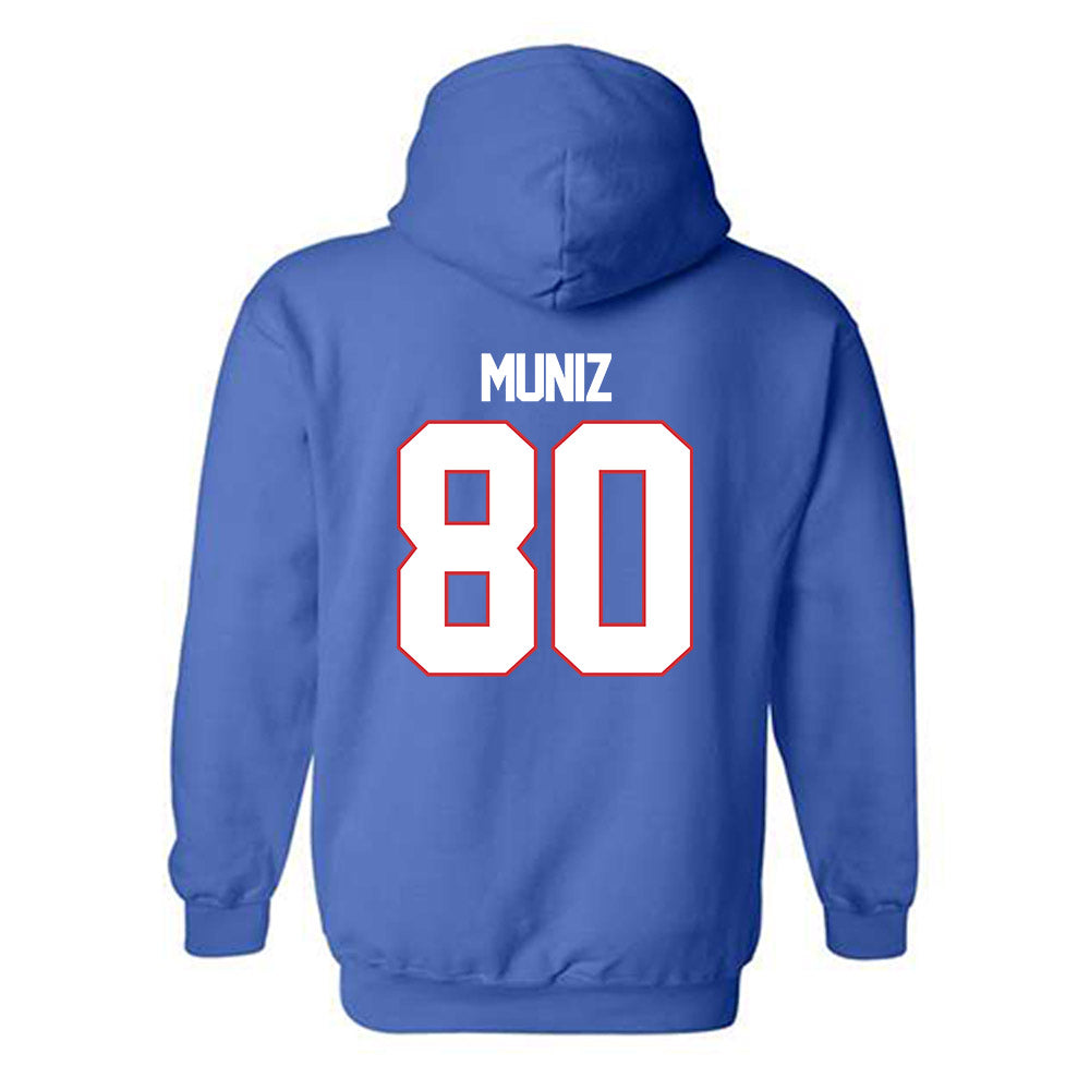 LA Tech - NCAA Football : Deven Muniz - Generic Shersey Hooded Sweatshirt-1