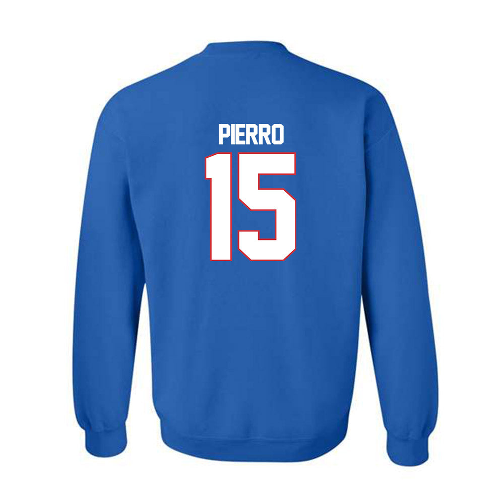 LA Tech - NCAA Football : David Pierro - Generic Shersey Crewneck Sweatshirt-1