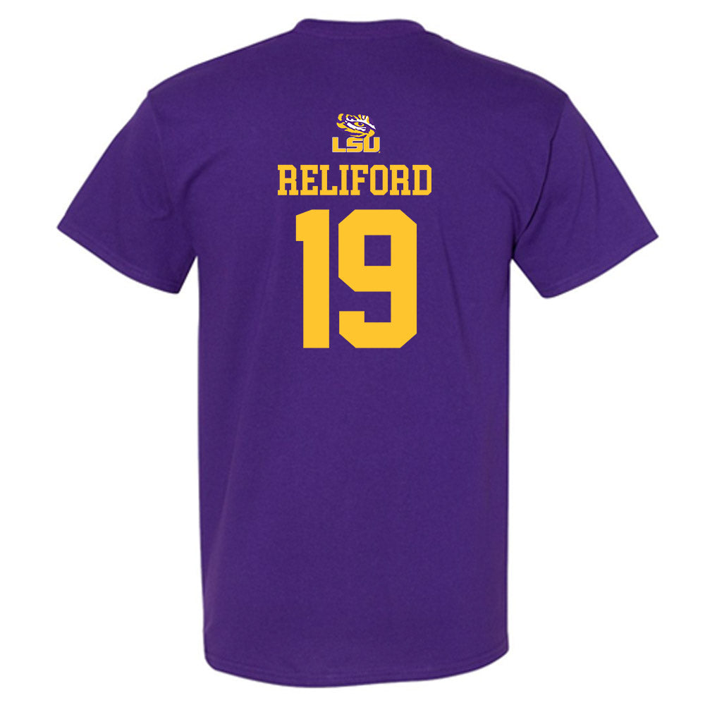 LSU - NCAA Football : Gabriel Reliford - Replica Shersey T-Shirt-1