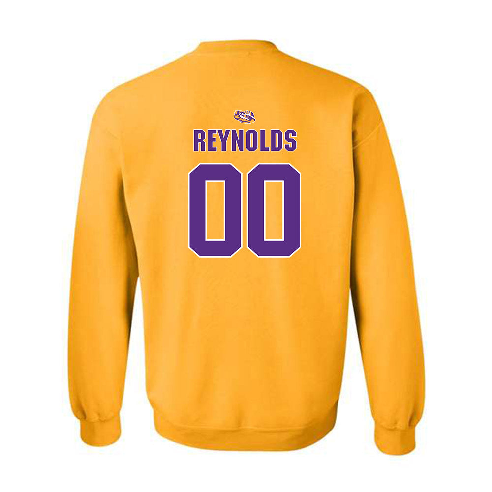 LSU - NCAA Women's Basketball : Laila Reynolds - Replica Shersey Crewneck Sweatshirt-1