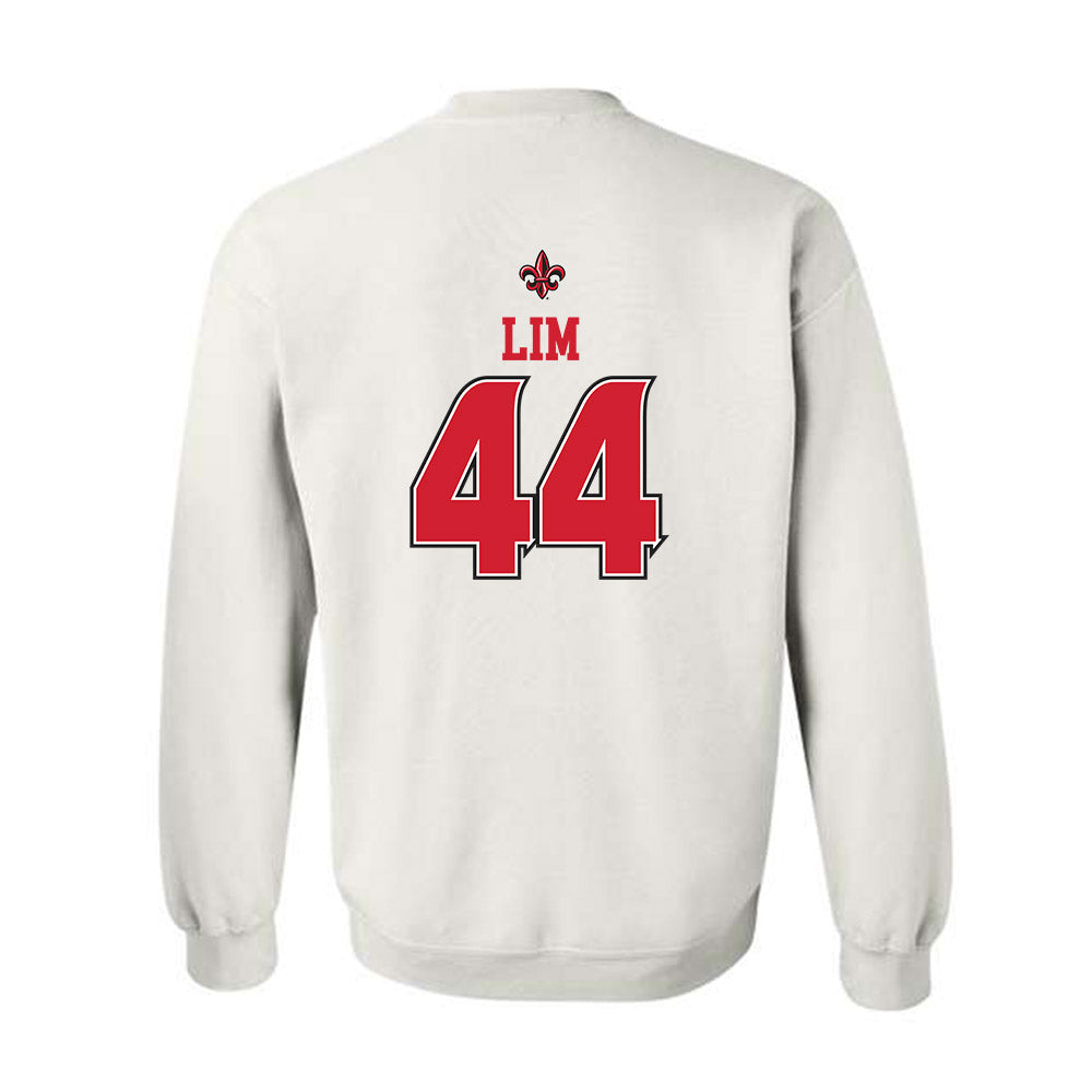 Louisiana - NCAA Baseball : Josh Lim - Sports Shersey Crewneck Sweatshirt-1