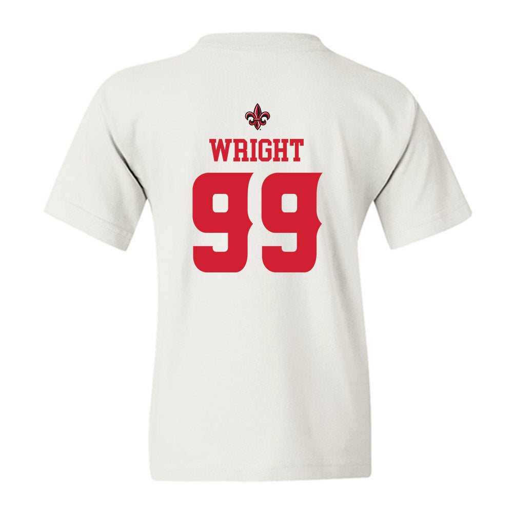 Louisiana - NCAA Football : Ashton Wright - Sports Shersey Youth T-Shirt-1