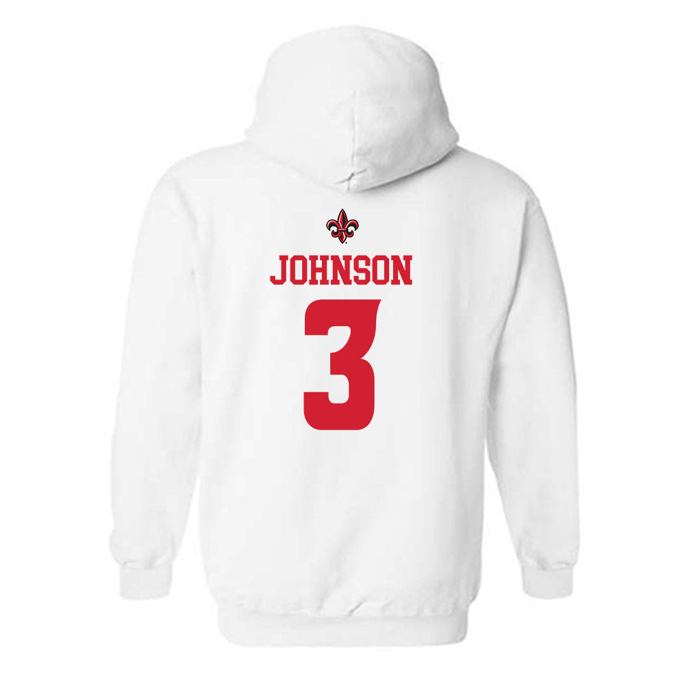 Louisiana - NCAA Football : Micah Johnson - Sports Shersey Hooded Sweatshirt-1