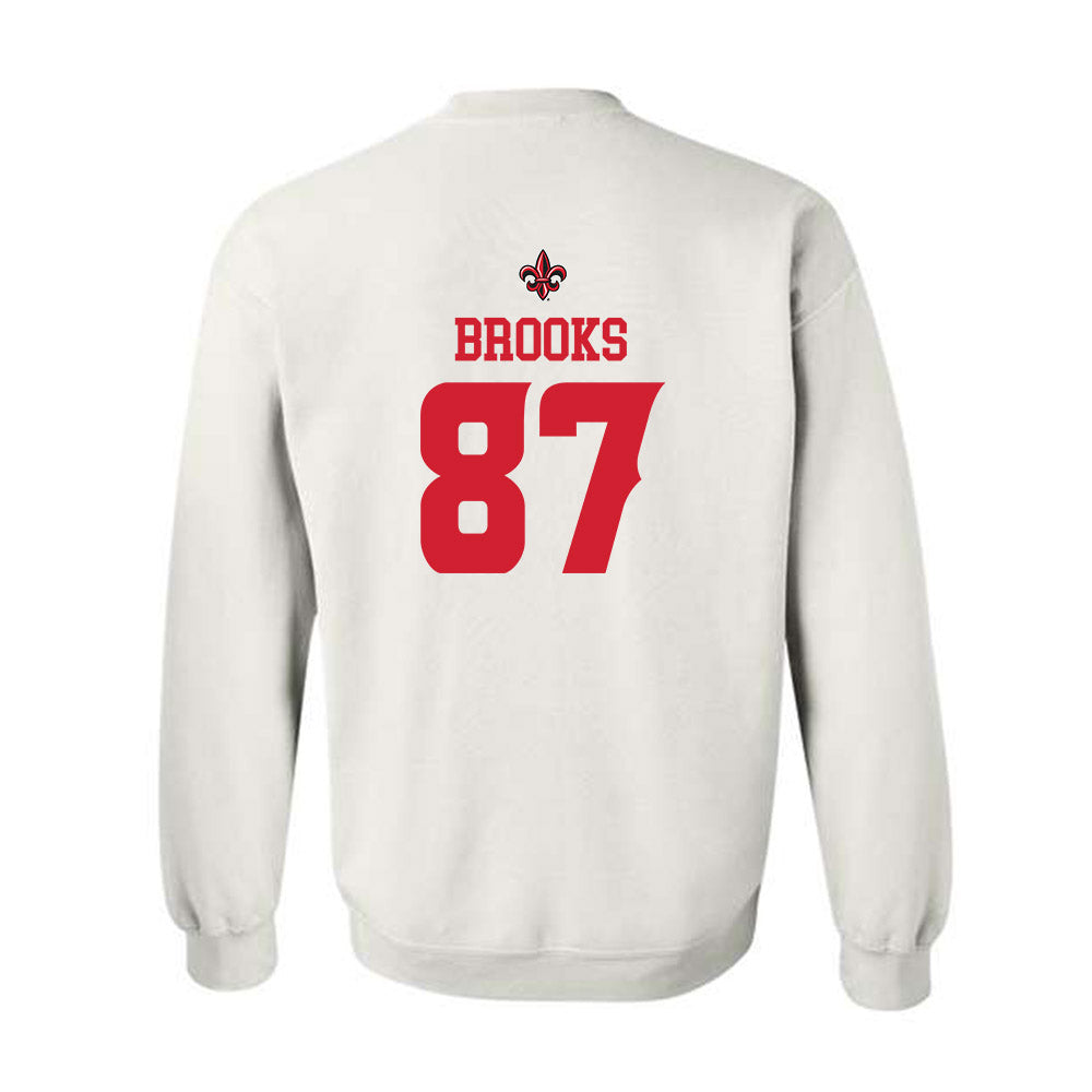 Louisiana - NCAA Football : Kristion Brooks - Sports Shersey Crewneck Sweatshirt-1