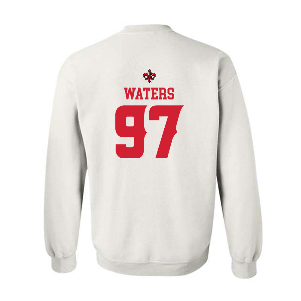 Louisiana - NCAA Football : Xavier Waters - Sports Shersey Crewneck Sweatshirt-1