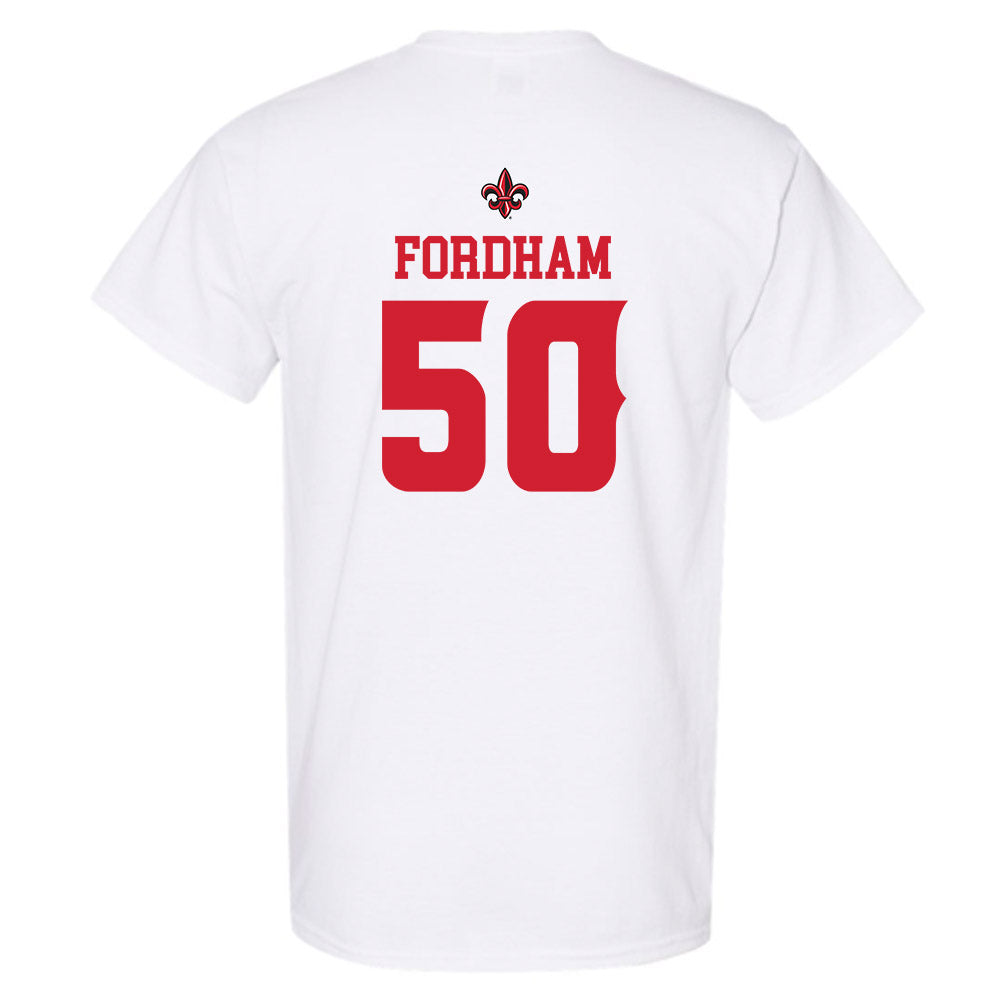 Louisiana - NCAA Football : Cooper Fordham - Sports Shersey T-Shirt-1