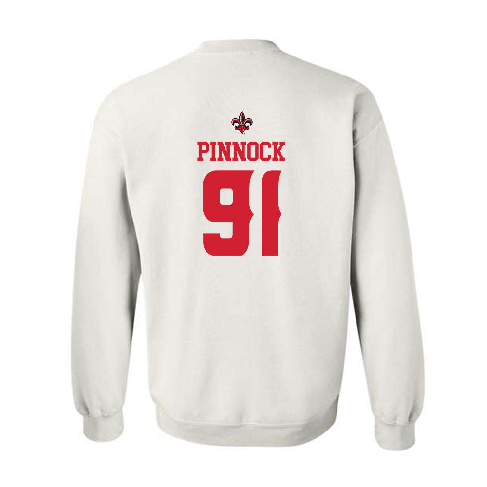 Louisiana - NCAA Football : Jordan Pinnock - Sports Shersey Crewneck Sweatshirt-1