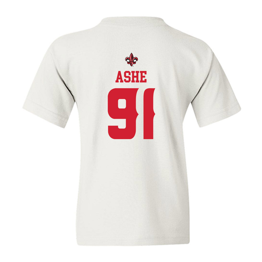 Louisiana - NCAA Football : Priest Ashe - Sports Shersey Youth T-Shirt-1