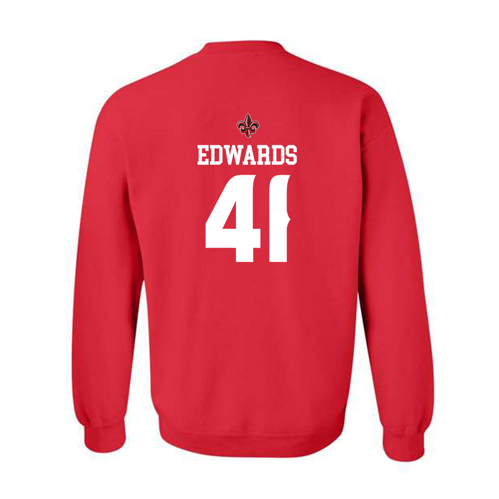 Louisiana - NCAA Football : Chase Edwards - Sports Shersey Crewneck Sweatshirt-1