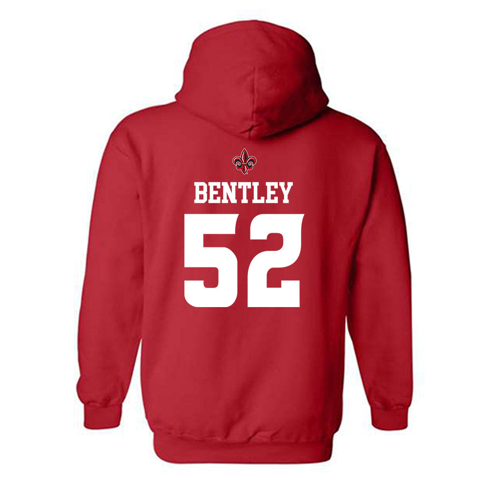 Louisiana - NCAA Football : Ryder Bentley - Sports Shersey Hooded Sweatshirt-1