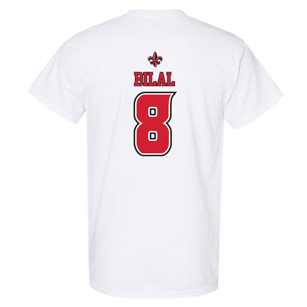 Louisiana - NCAA Men's Basketball : Karris Bilal - Replica Shersey T-Shirt-1