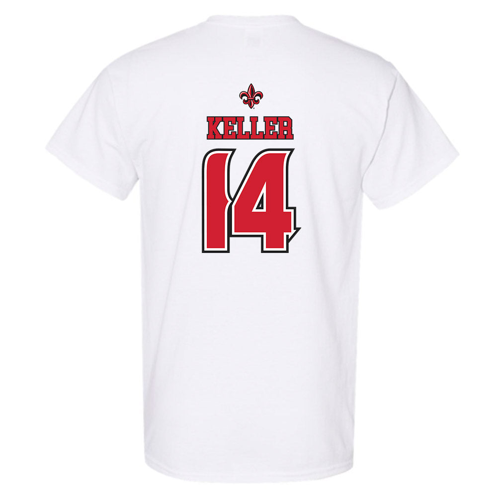 Louisiana - NCAA Men's Basketball : Jamyron Keller - Replica Shersey T-Shirt-1