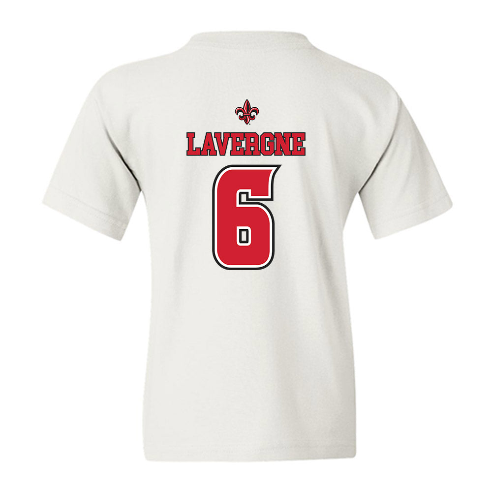 Louisiana - NCAA Men's Basketball : Devion Lavergne - Replica Shersey Youth T-Shirt-1