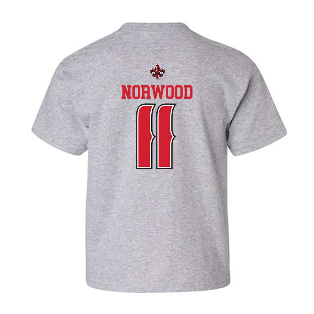 Louisiana - NCAA Softball : Mia Norwood - Replica Shersey Youth T-Shirt-1