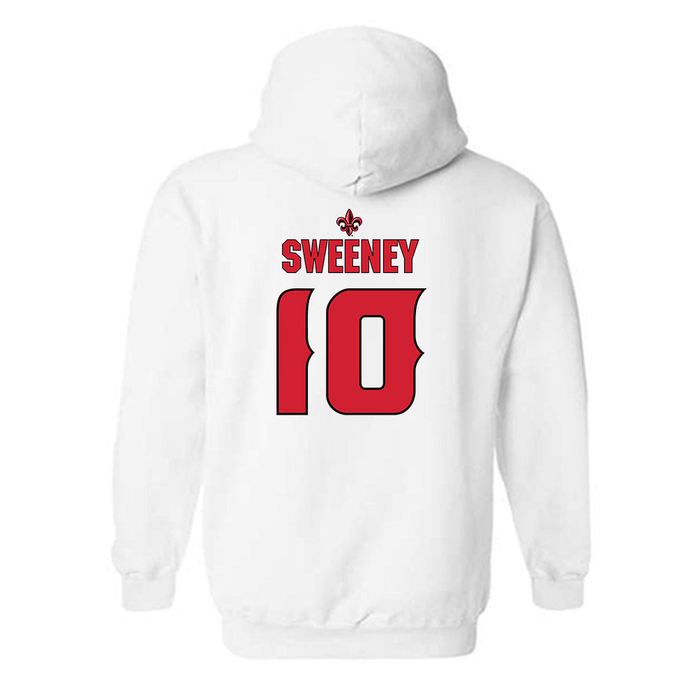 Louisiana - NCAA Women's Volleyball : Grace Sweeney - Replica Shersey Hooded Sweatshirt-1
