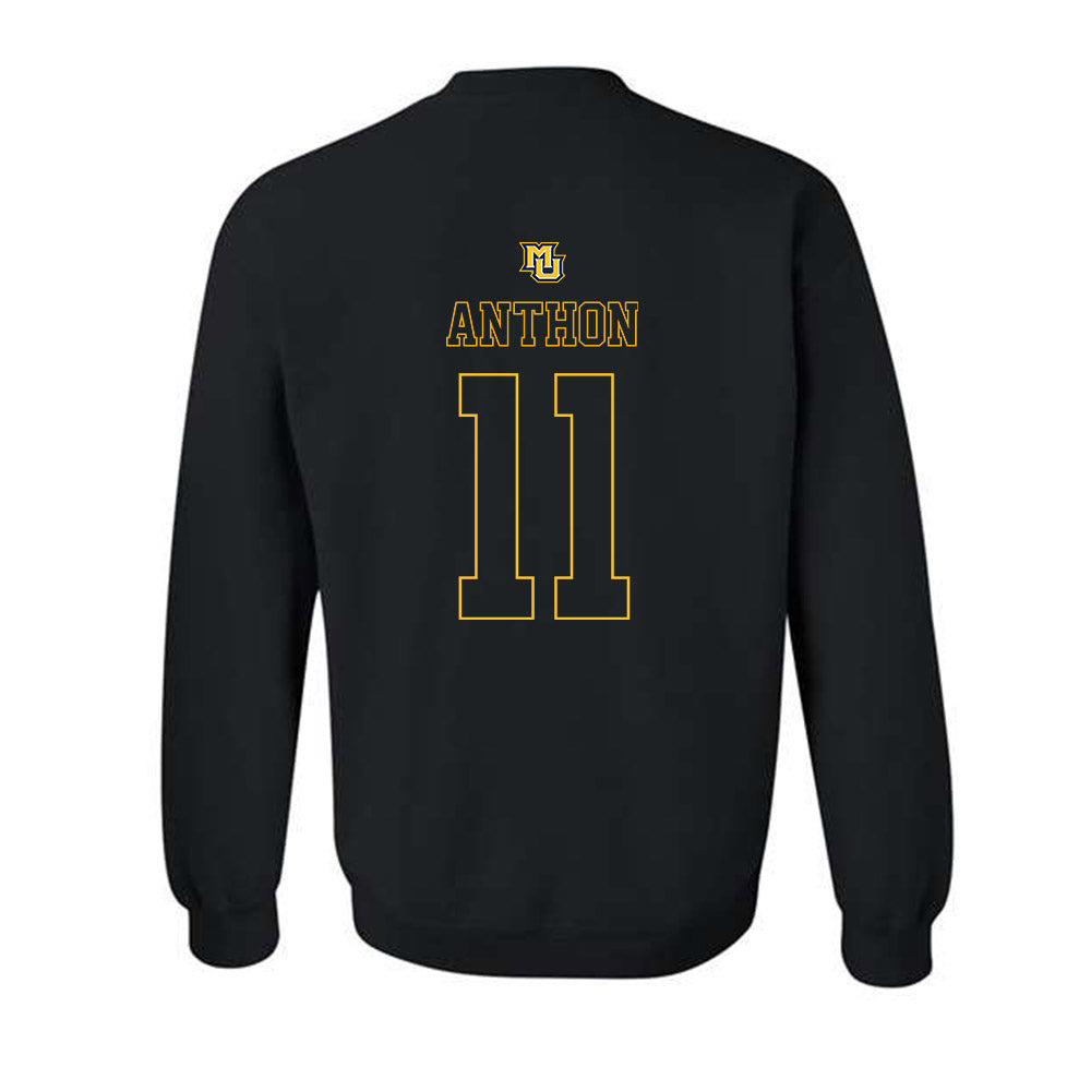 Marquette - NCAA Women's Basketball : Noelle Anthon - Replica Shersey Crewneck Sweatshirt-1