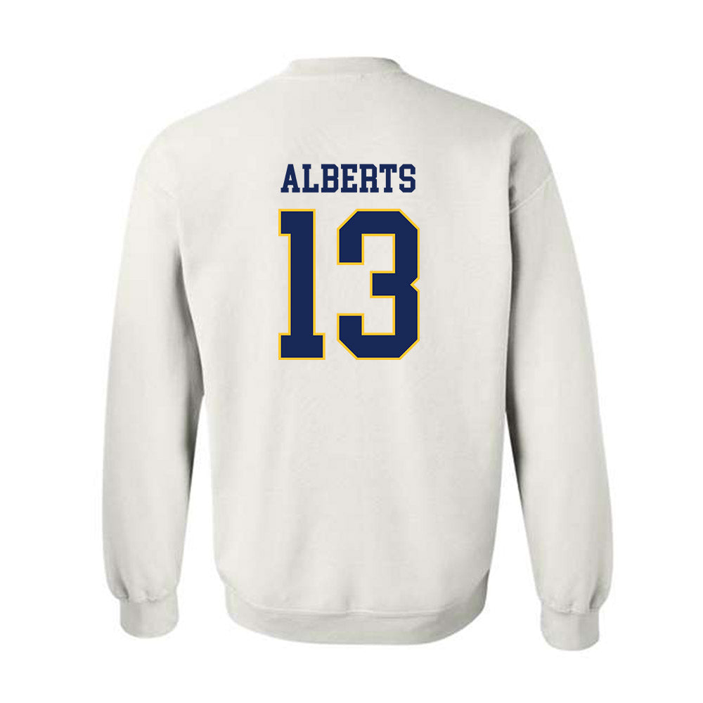 Marquette - NCAA Women's Soccer : Adrianna Alberts - Replica Shersey Crewneck Sweatshirt-1