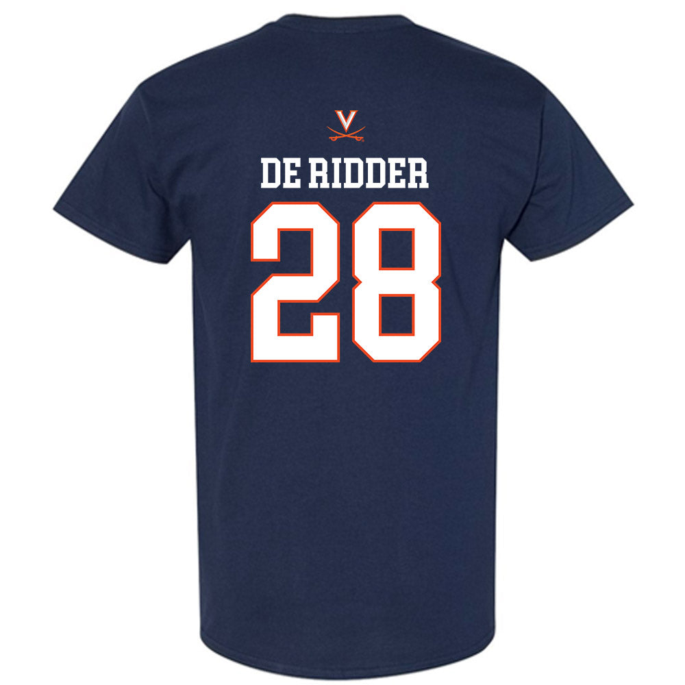 Virginia - NCAA Men's Basketball : Thijs De Ridder - Replica Shersey T-Shirt-1