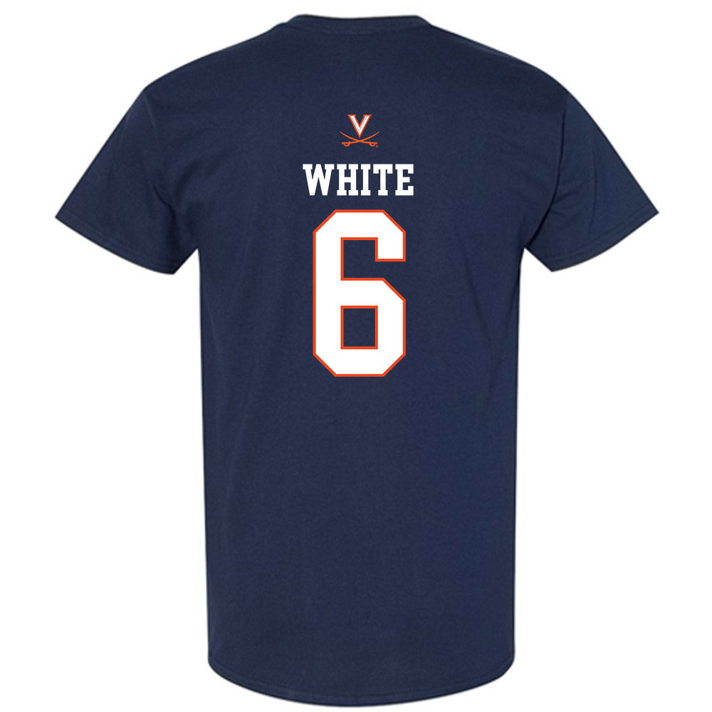 Virginia - NCAA Men's Basketball : Jacari White - Replica Shersey T-Shirt-1