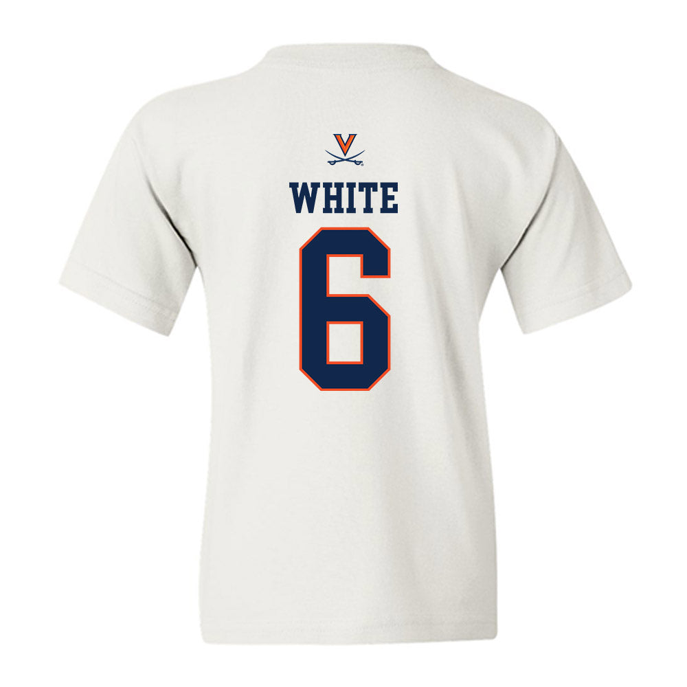 Virginia - NCAA Men's Basketball : Jacari White - Replica Shersey Youth T-Shirt-1
