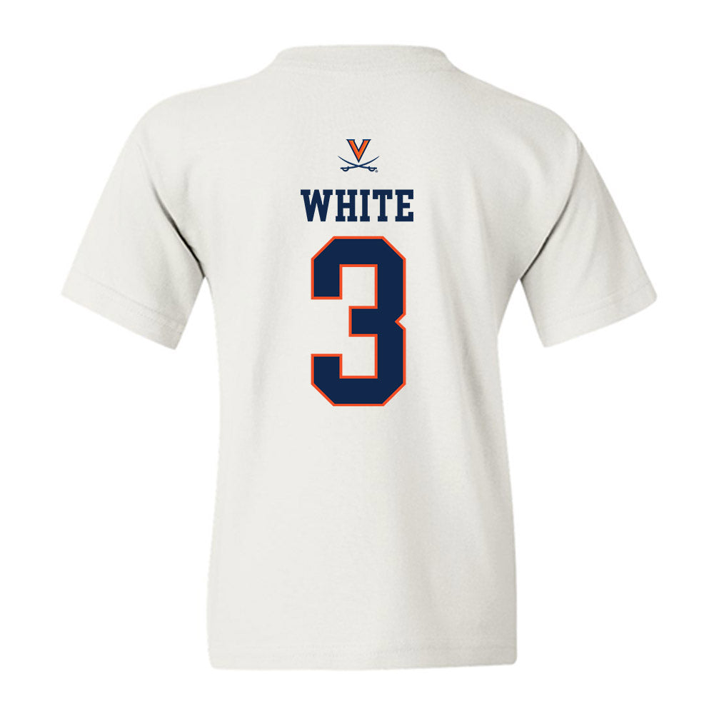 Virginia - NCAA Women's Basketball : Gabrielle White - Replica Shersey Youth T-Shirt-1