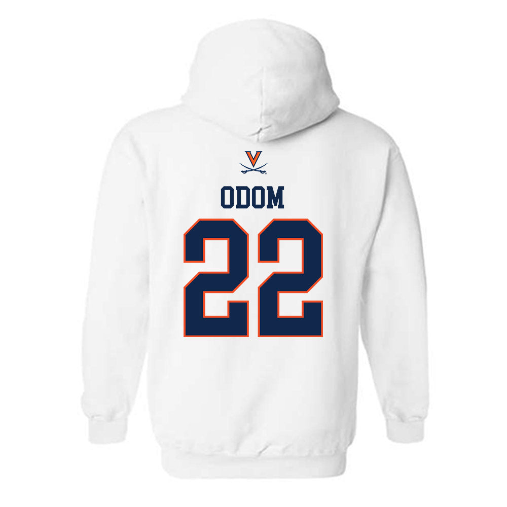 Virginia - NCAA Men's Basketball : Owen Odom - Replica Shersey Hooded Sweatshirt-1