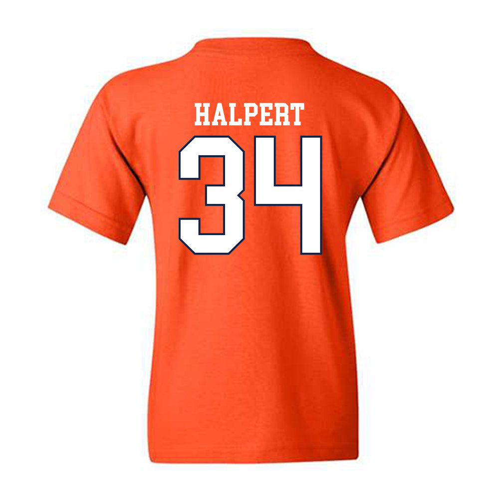 Virginia - NCAA Men's Lacrosse : Charlie Halpert - Replica Shersey Youth T-Shirt-1
