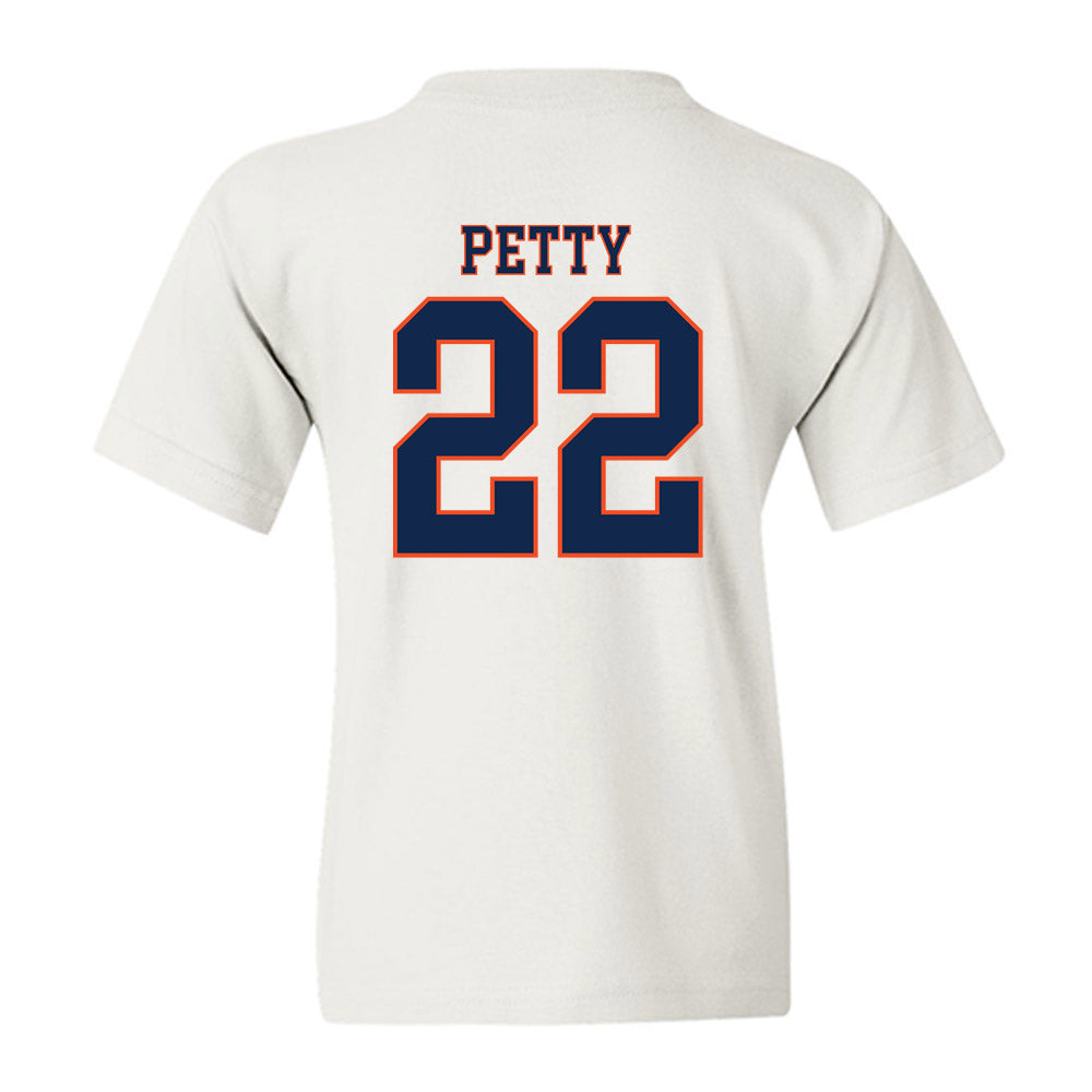 Virginia - NCAA Men's Lacrosse : Elijah Petty - Replica Shersey Youth T-Shirt-1