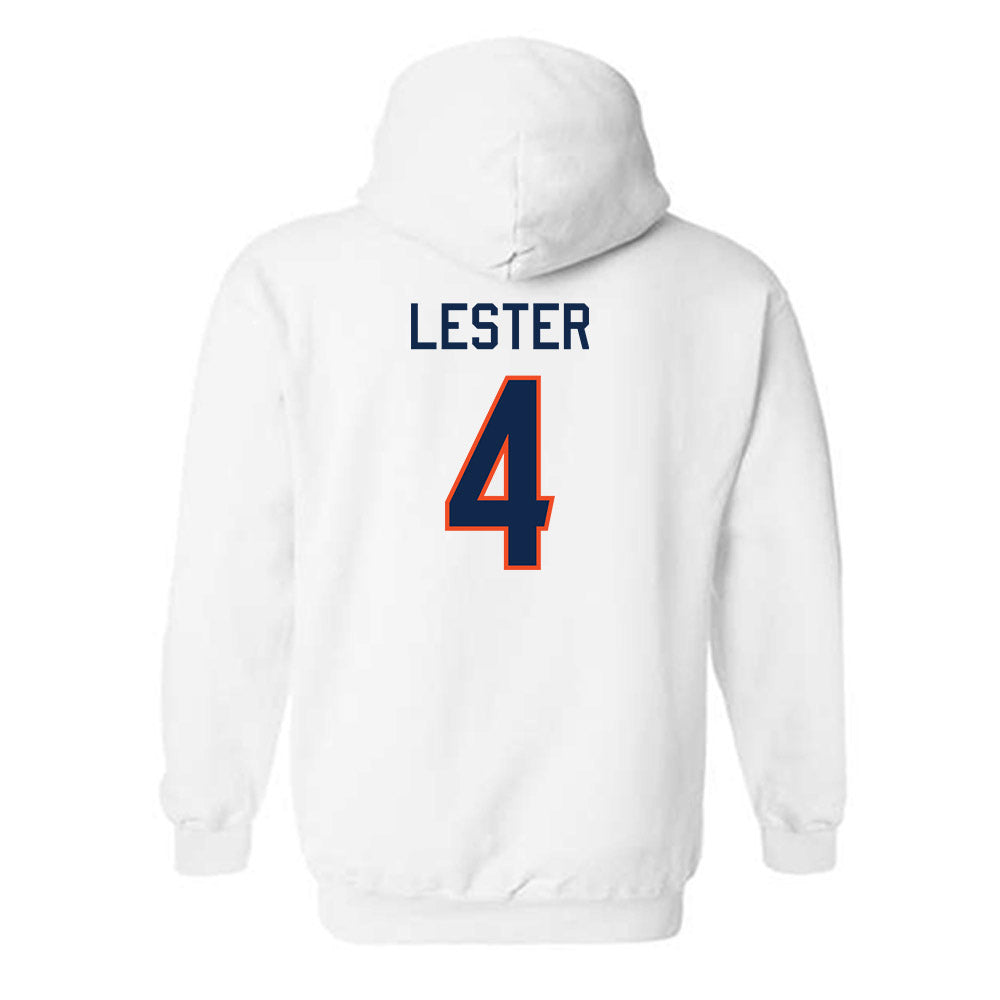 Virginia - NCAA Women's Basketball : Eris Lester - Replica Shersey Hooded Sweatshirt-1