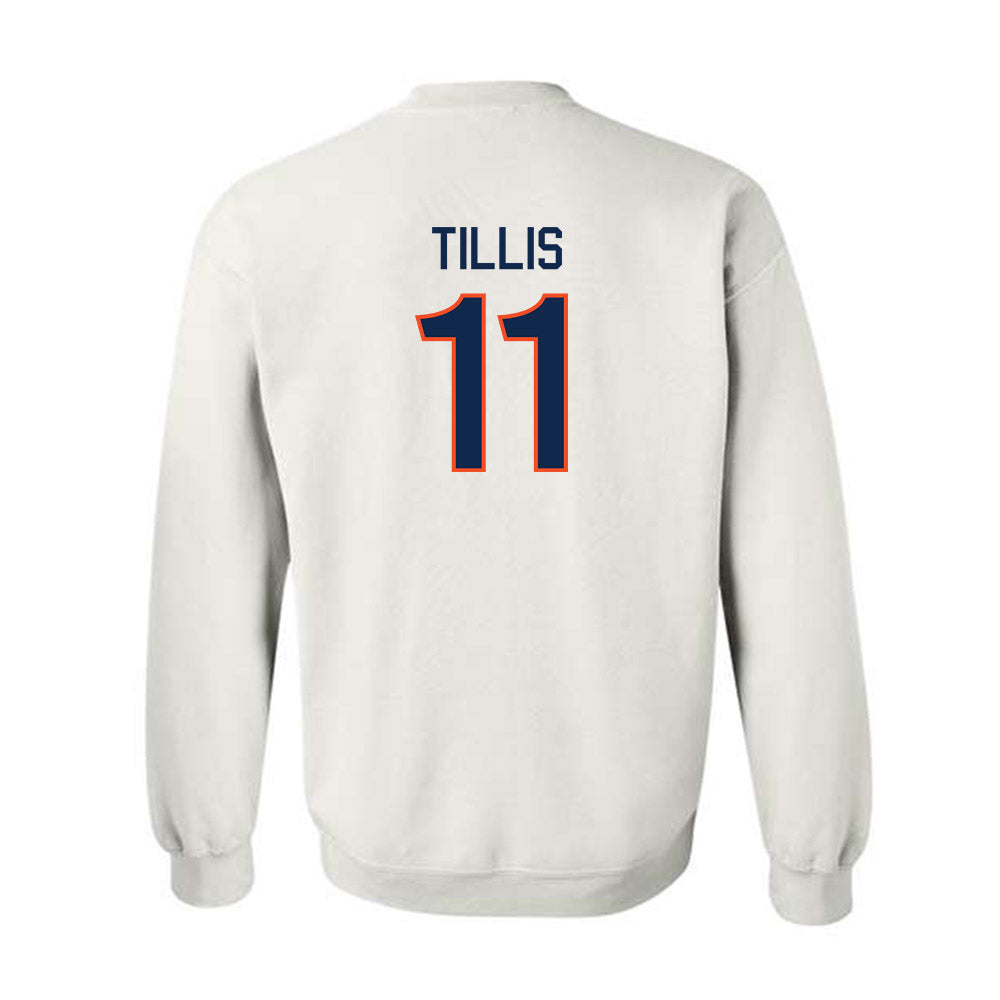 Virginia - NCAA Men's Basketball : Devin Tillis - Replica Shersey Crewneck Sweatshirt-1