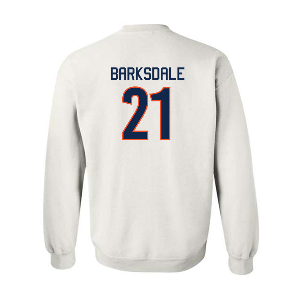Virginia - NCAA Men's Basketball : Silas Barksdale - Replica Shersey Crewneck Sweatshirt-1