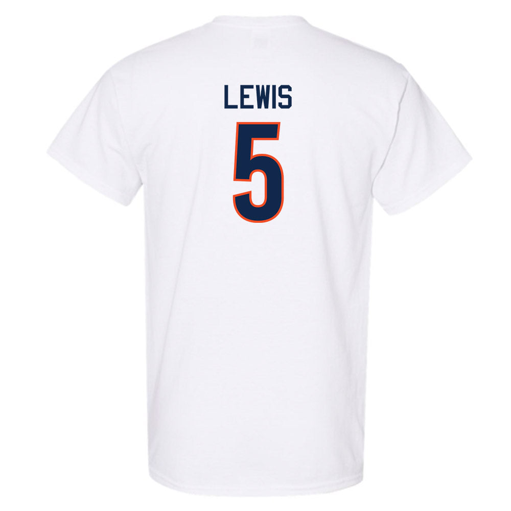 Virginia - NCAA Men's Basketball : Sam Lewis - Replica Shersey T-Shirt-1