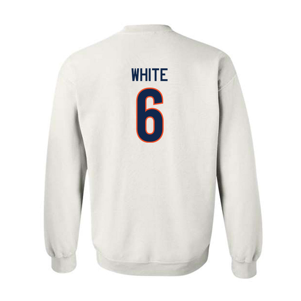 Virginia - NCAA Men's Basketball : Jacari White - Replica Shersey Crewneck Sweatshirt-1