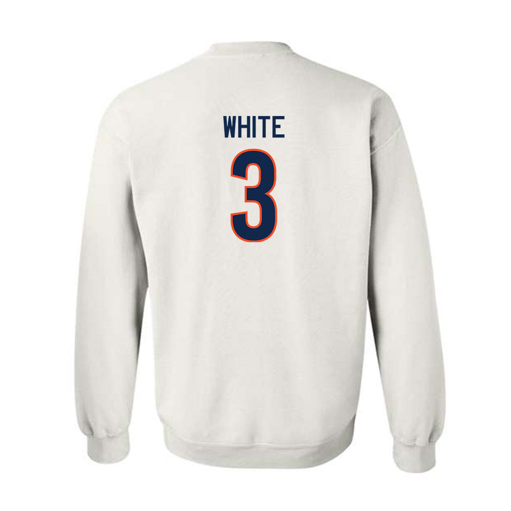 Virginia - NCAA Women's Basketball : Gabrielle White - Replica Shersey Crewneck Sweatshirt-1