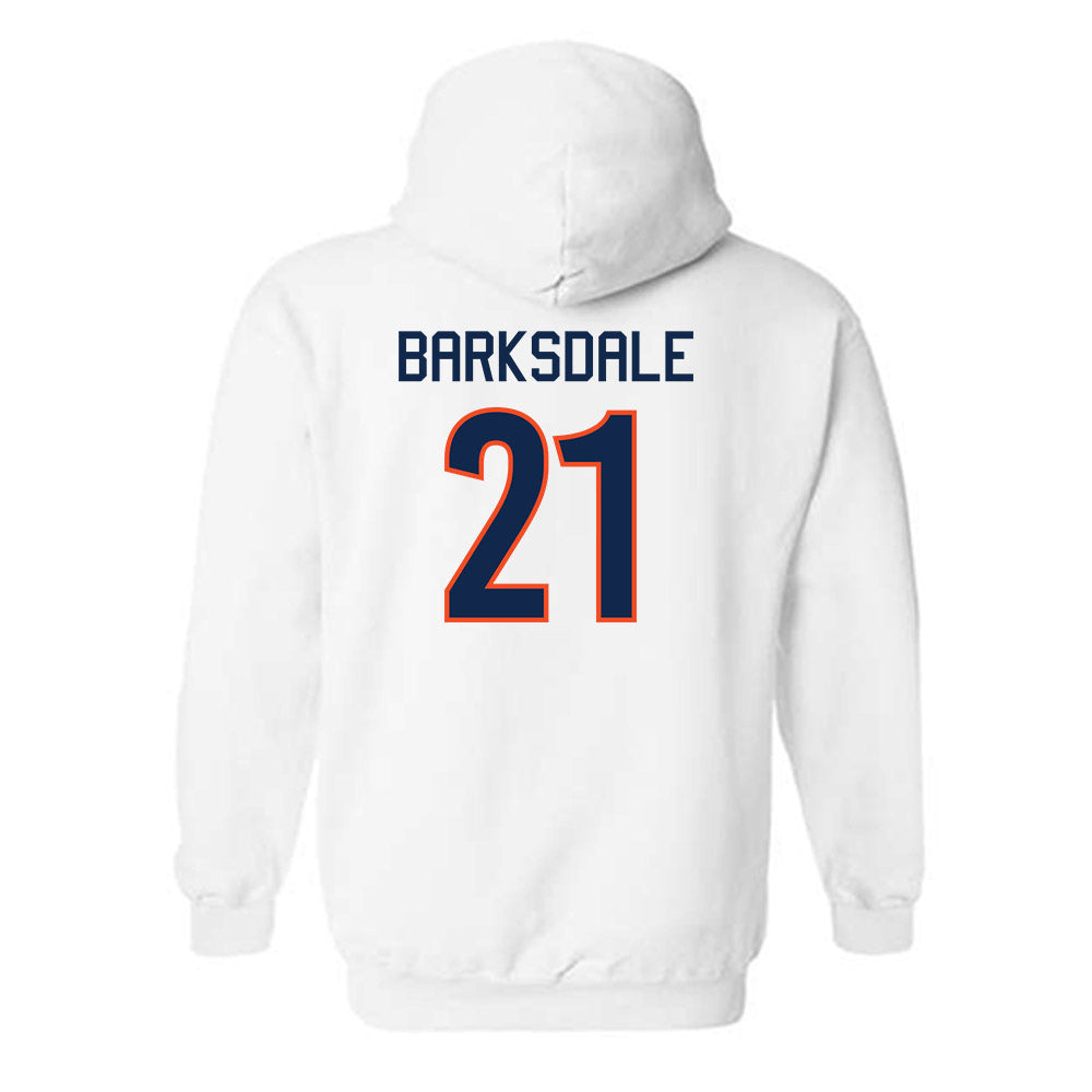 Virginia - NCAA Men's Basketball : Silas Barksdale - Replica Shersey Hooded Sweatshirt-1