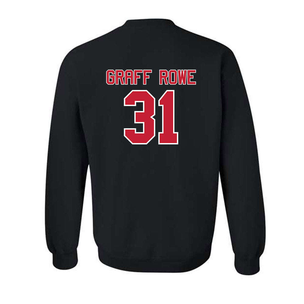 Utah - NCAA Baseball : Ashton Graff-Rowe - Replica Shersey Crewneck Sweatshirt-1