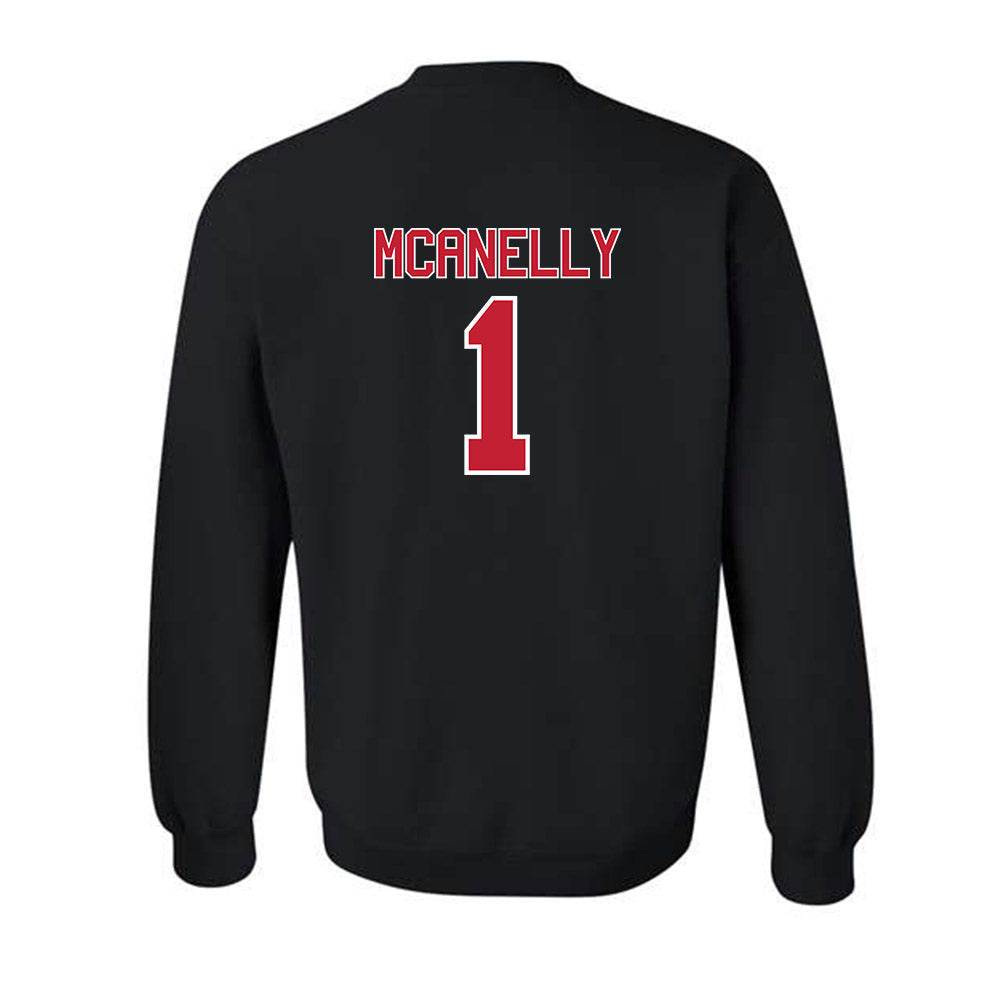 Utah - NCAA Baseball : Colter McAnelly - Replica Shersey Crewneck Sweatshirt-1