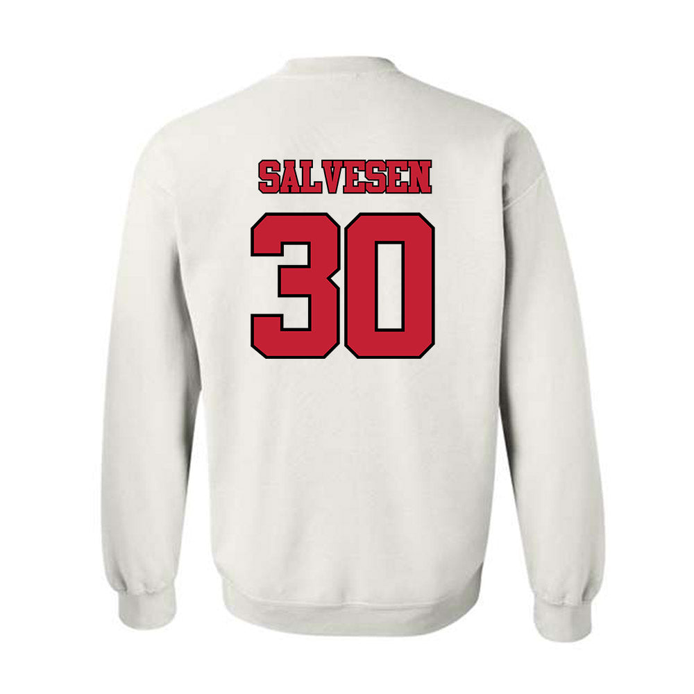 Utah - NCAA Baseball : Landon Salvesen - Replica Shersey Crewneck Sweatshirt-1