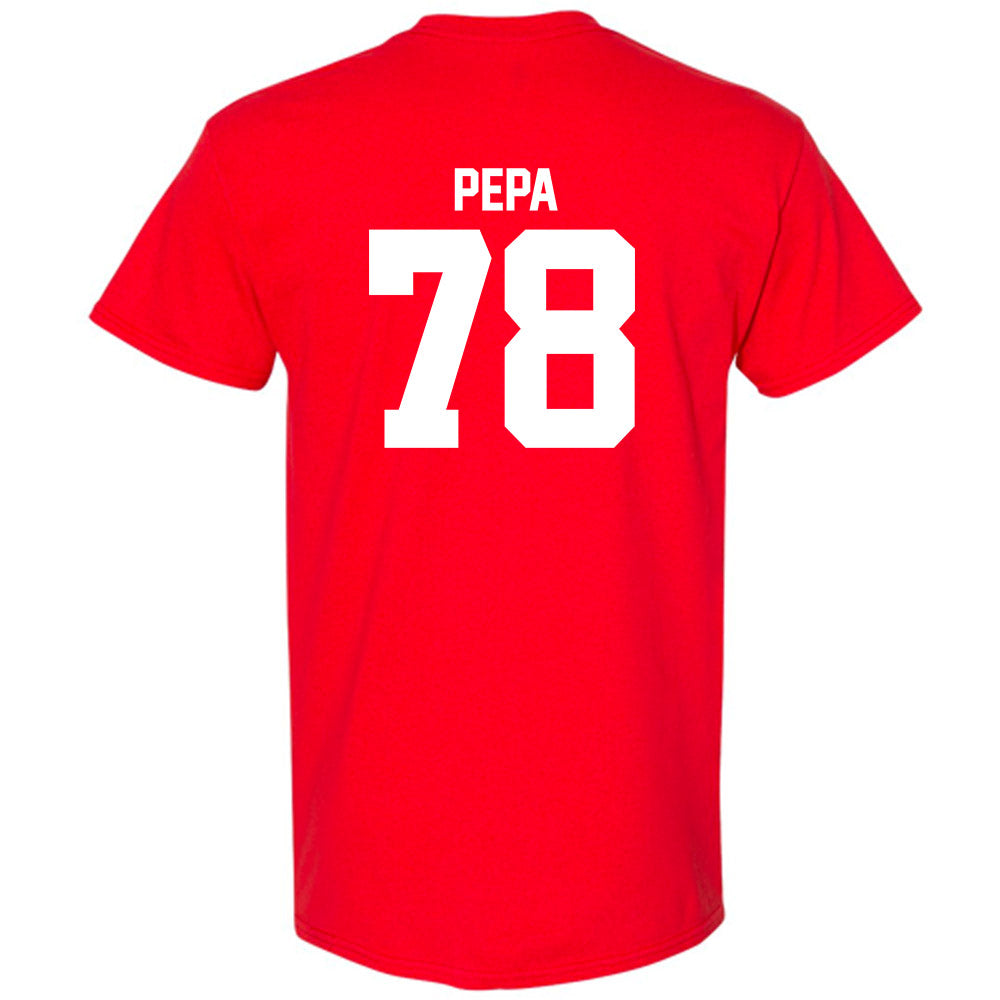 Utah - NCAA Football : Taniela Pepa - Replica Shersey T-Shirt-1