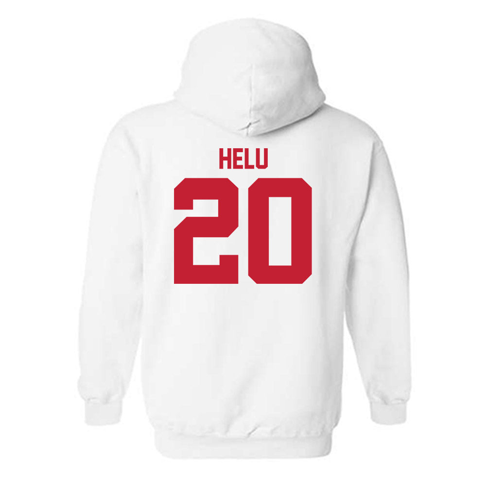Utah - NCAA Football : Mateaki Helu - Replica Shersey Hooded Sweatshirt-1