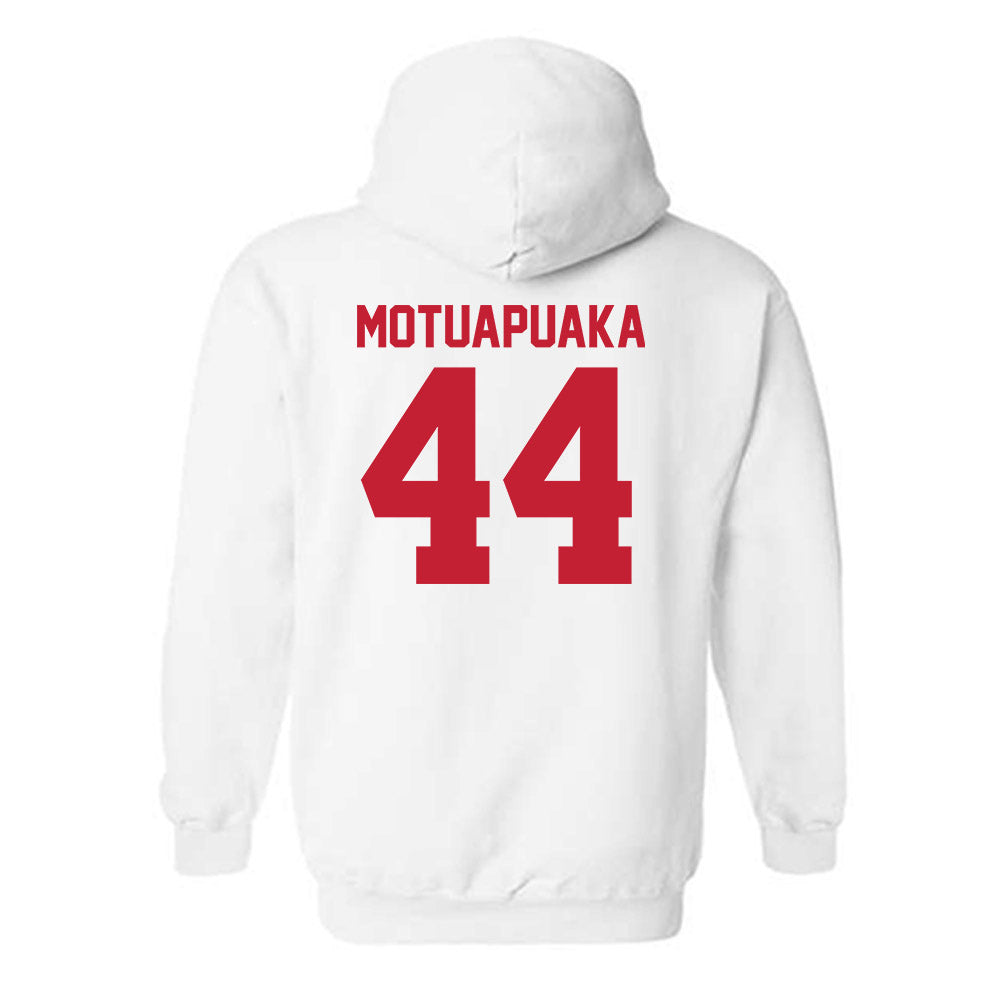 Utah - NCAA Football : Sione Motuapuaka - Replica Shersey Hooded Sweatshirt-1