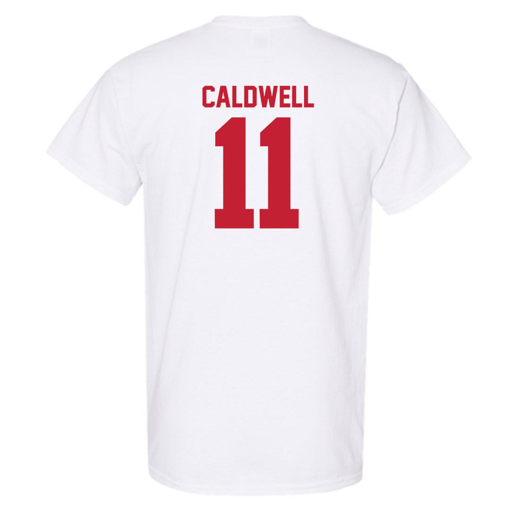 Utah - NCAA Football : Rock Caldwell - Replica Shersey T-Shirt-1