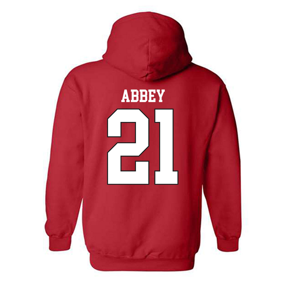 Utah - NCAA Men's Basketball : Obomate Abbey - Replica Shersey Hooded Sweatshirt-1